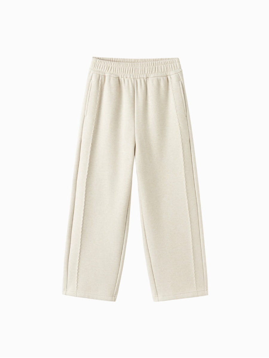 Wide-Leg Sweatpants with Elastic Waist
