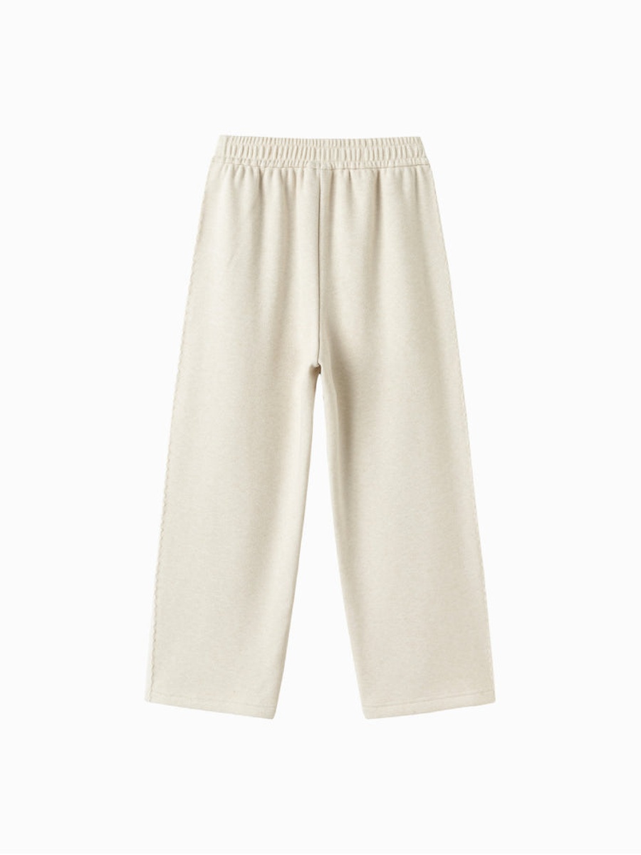 Wide-Leg Sweatpants with Elastic Waist
