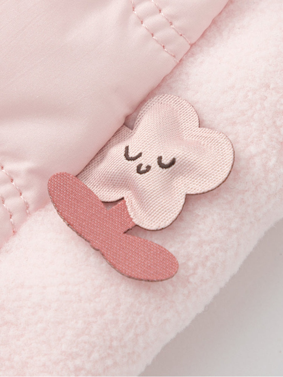 Quilted Pants with Side Bear Detail
