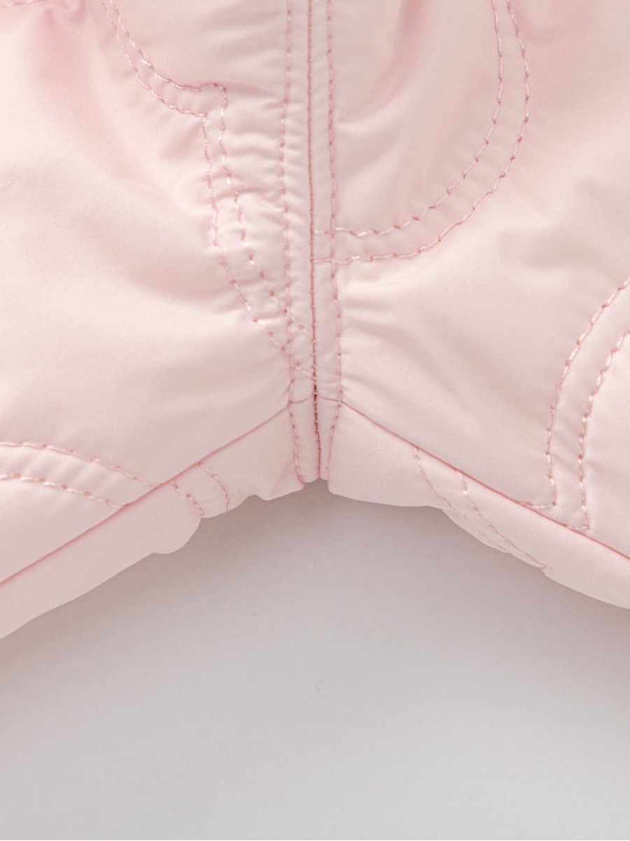 Quilted Pants with Side Bear Detail