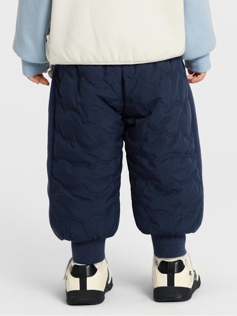 Quilted Pants with Side Bear Detail