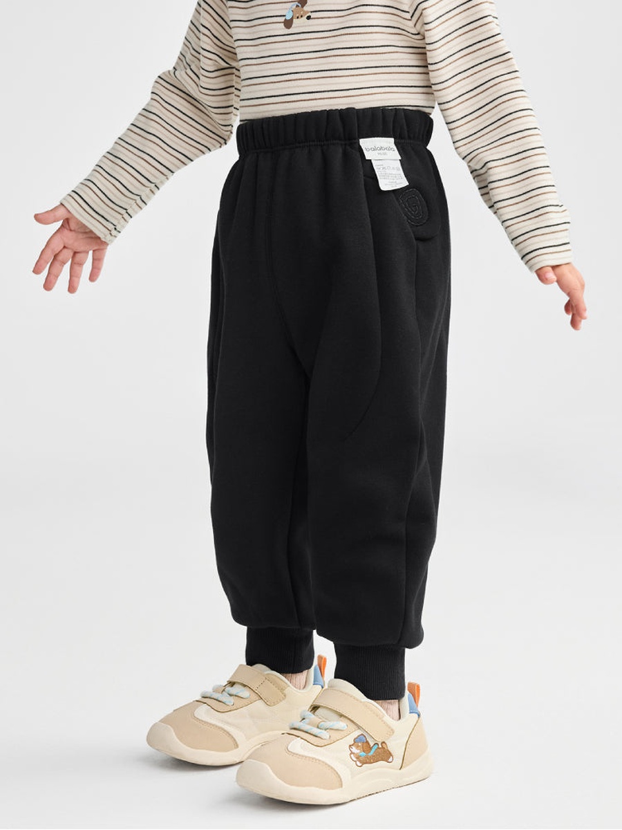 Sweatpants with Side Flower Applique