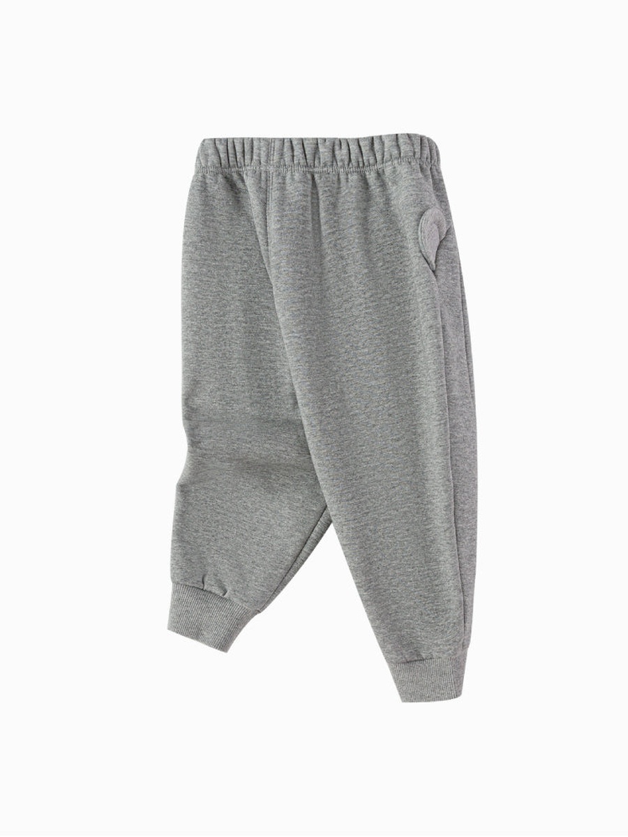 Sweatpants with Side Flower Applique