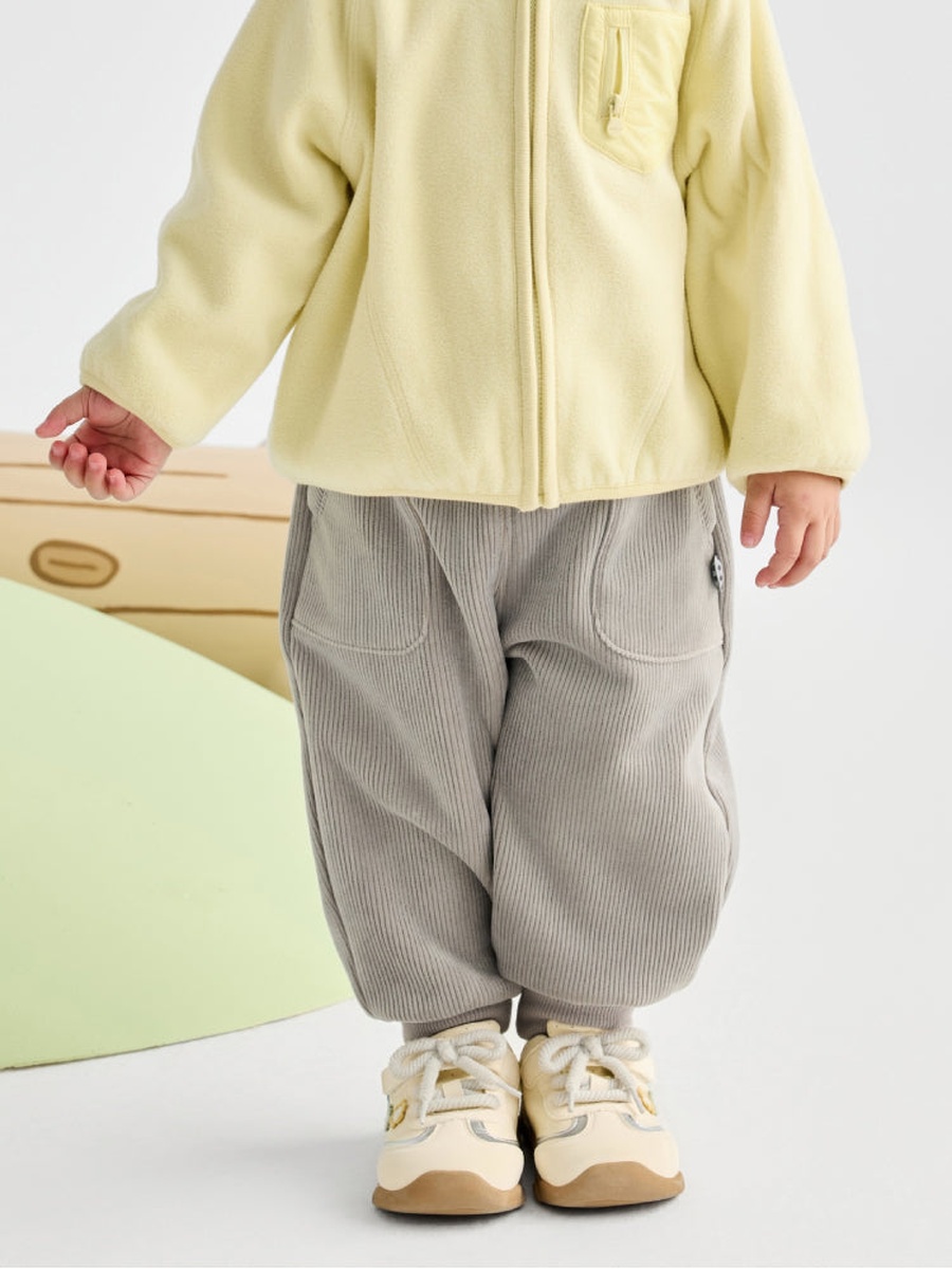 Corduroy Pants with Front Pockets