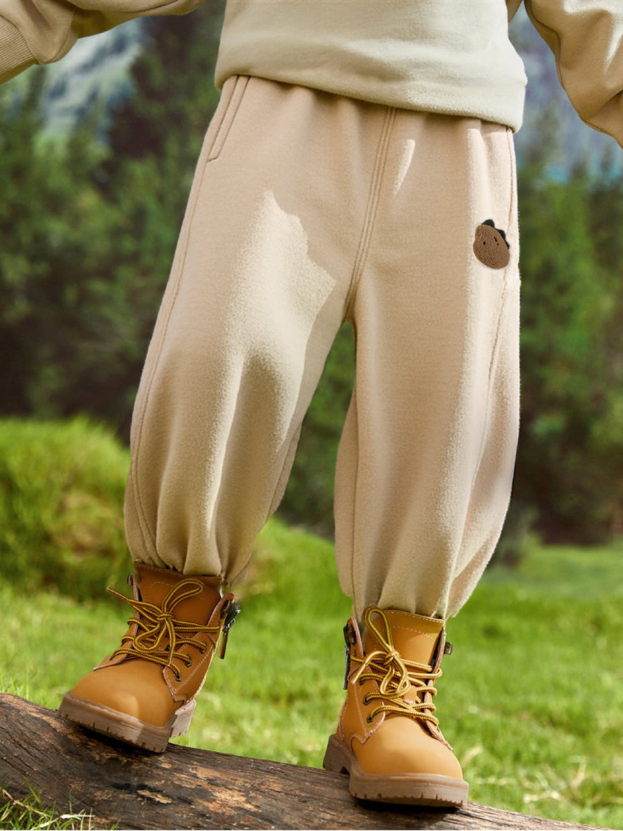 Jogger Pants with Side Patch Detail