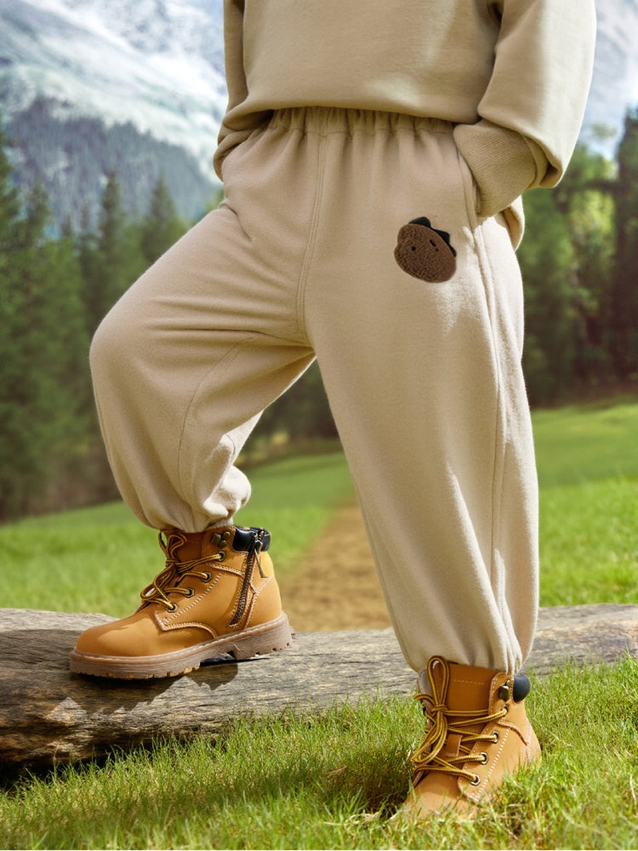 Jogger Pants with Side Patch Detail