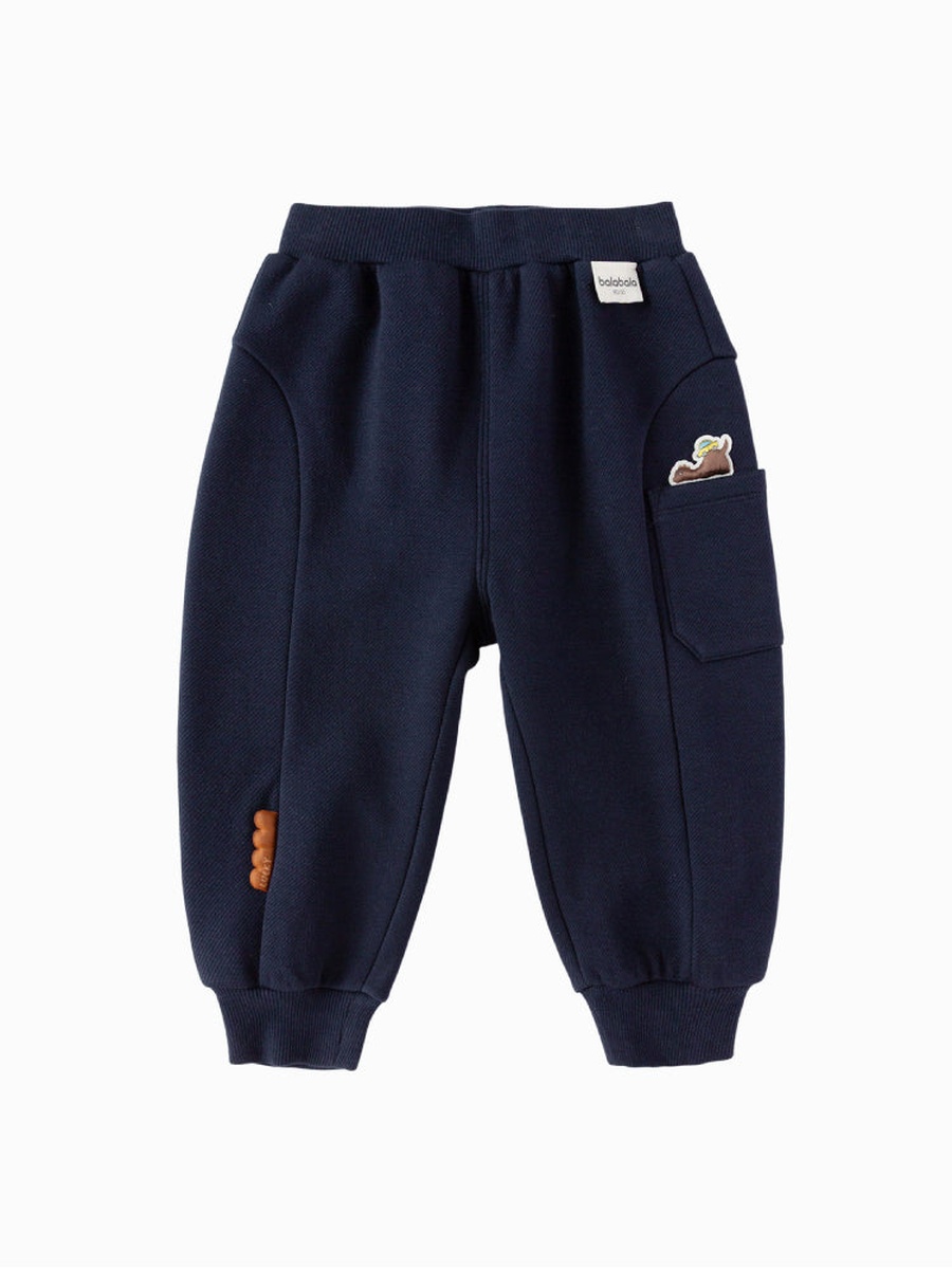 Jogger Pants with Side Pocket and Patch