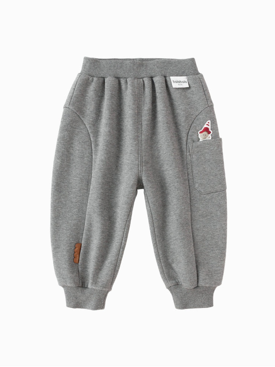 Jogger Pants with Side Pocket and Patch