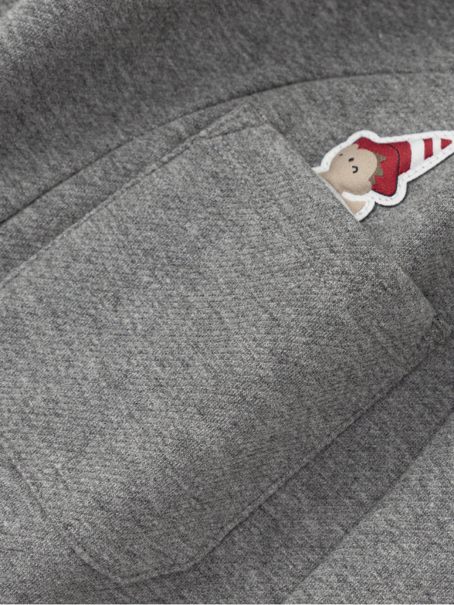 Jogger Pants with Side Pocket and Patch
