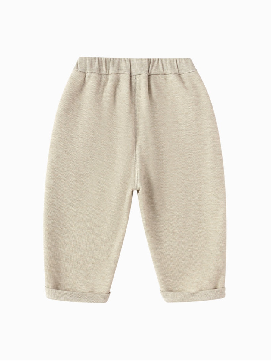 Ribbed Pants with Front Pockets
