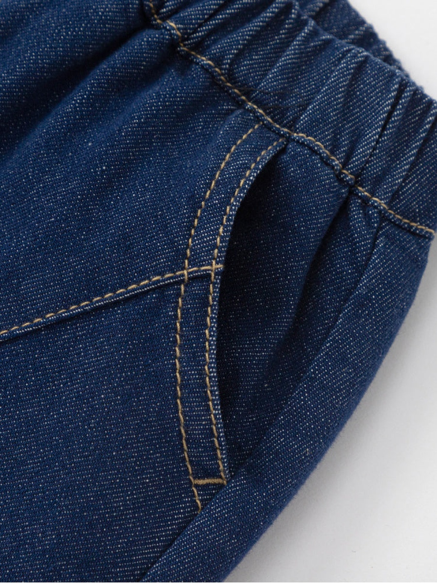 Denim Pants with Cat Ear Detail