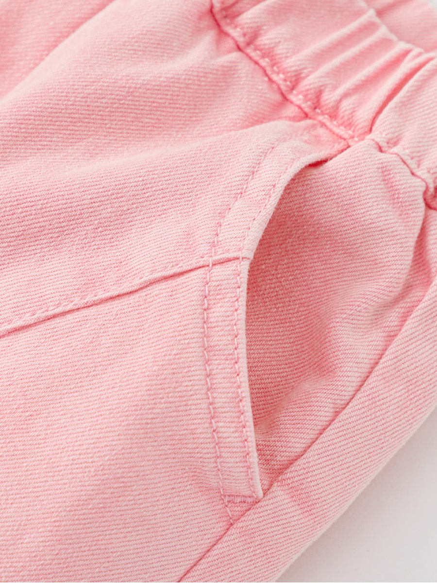 Denim Pants with Cat Ear Detail
