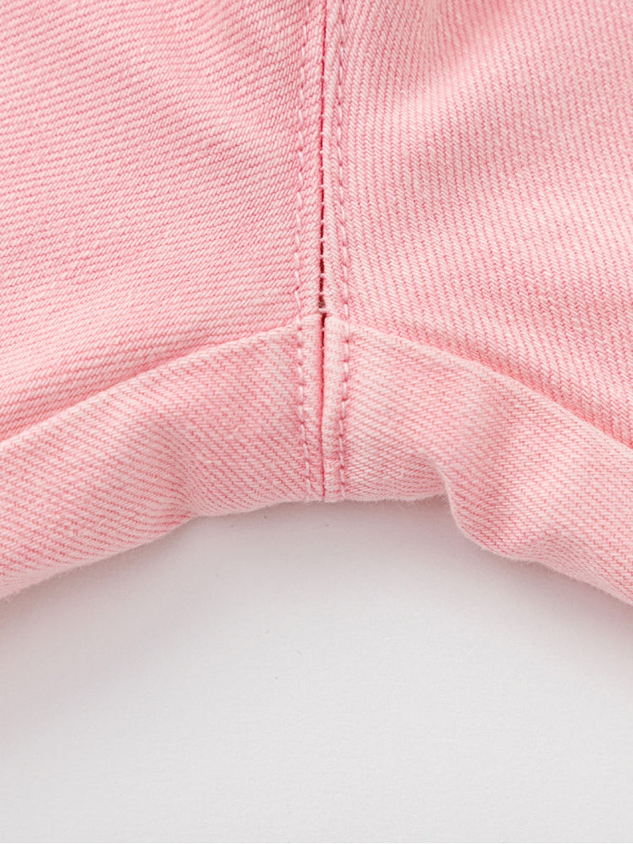 Denim Pants with Cat Ear Detail