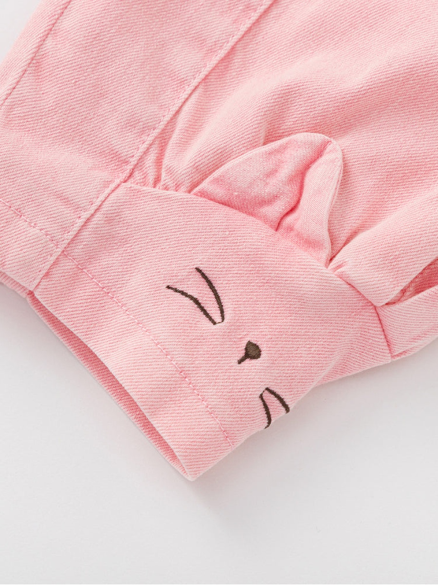 Denim Pants with Cat Ear Detail