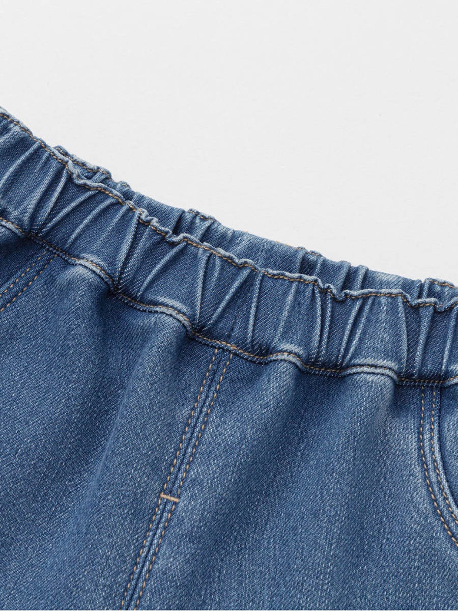 Denim Pants with Embroidery