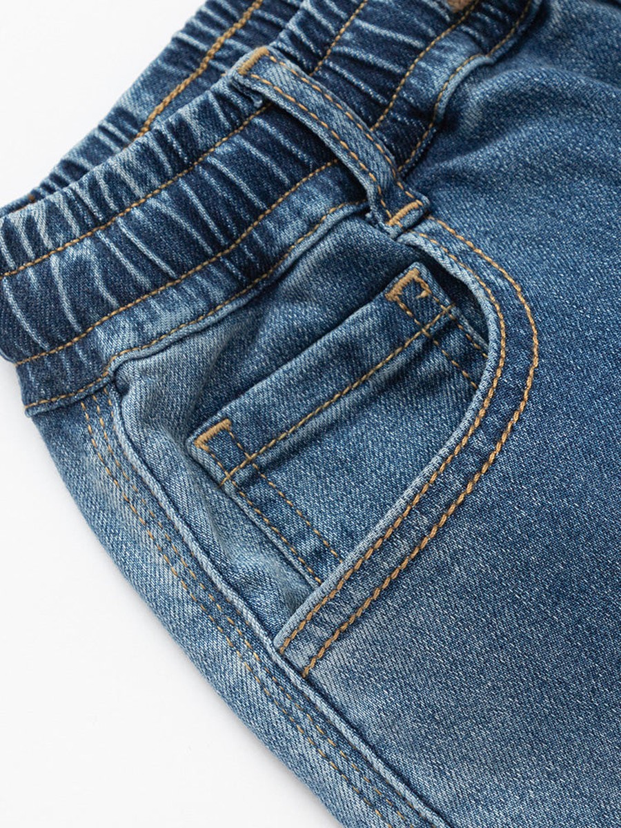 Acid Washed Denim Pants
