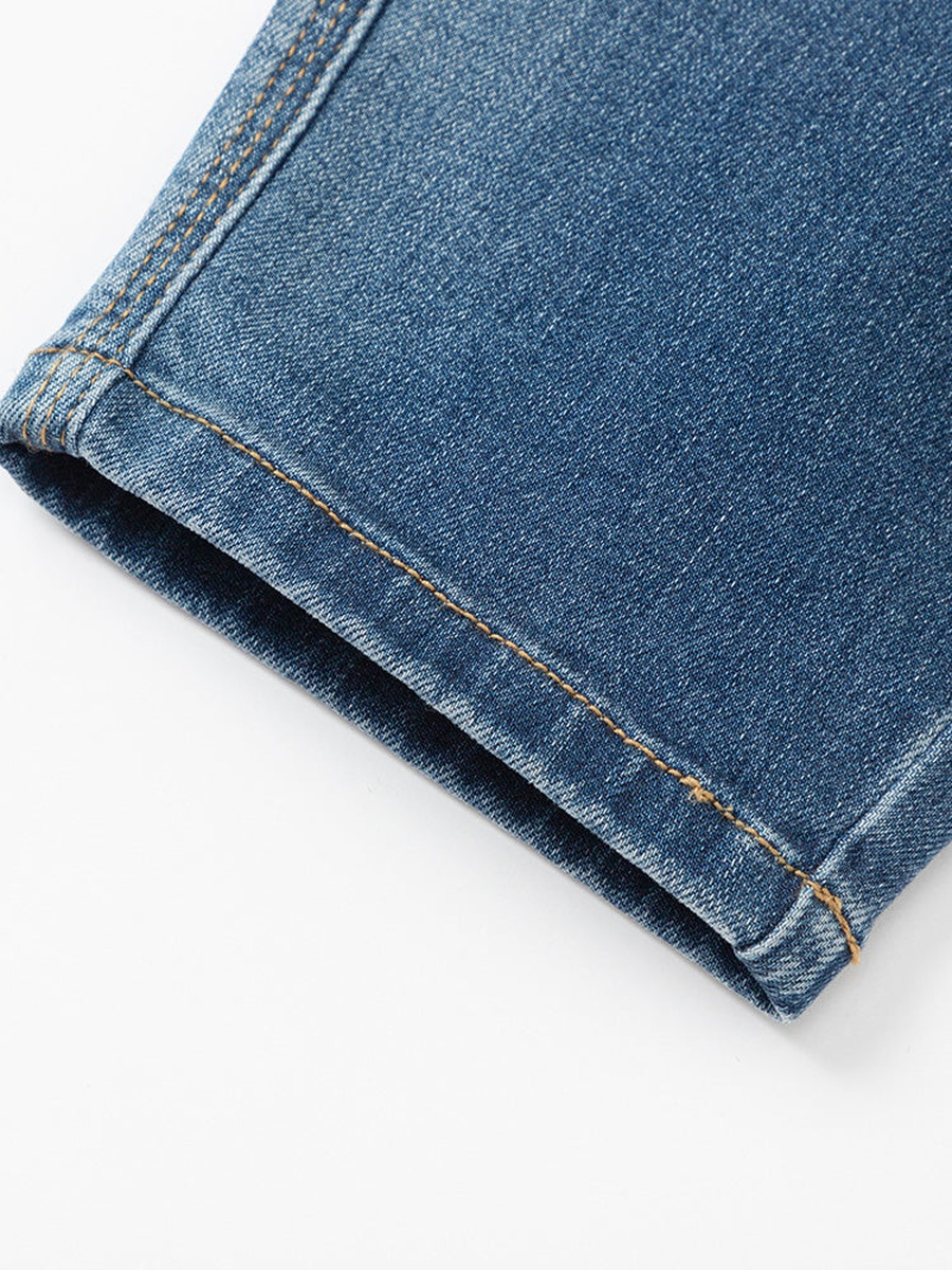 Acid Washed Denim Pants
