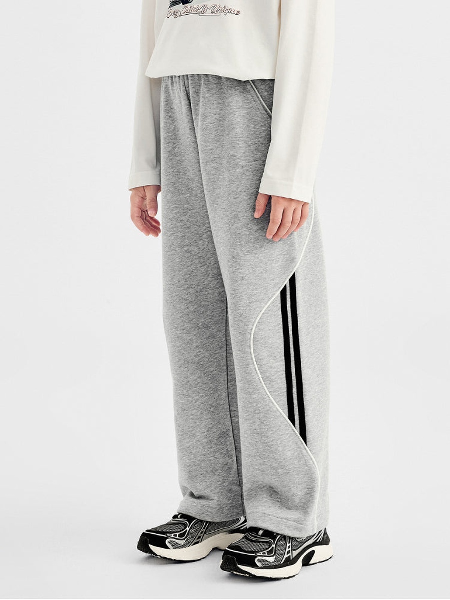 Pants with Side Stripe Detail
