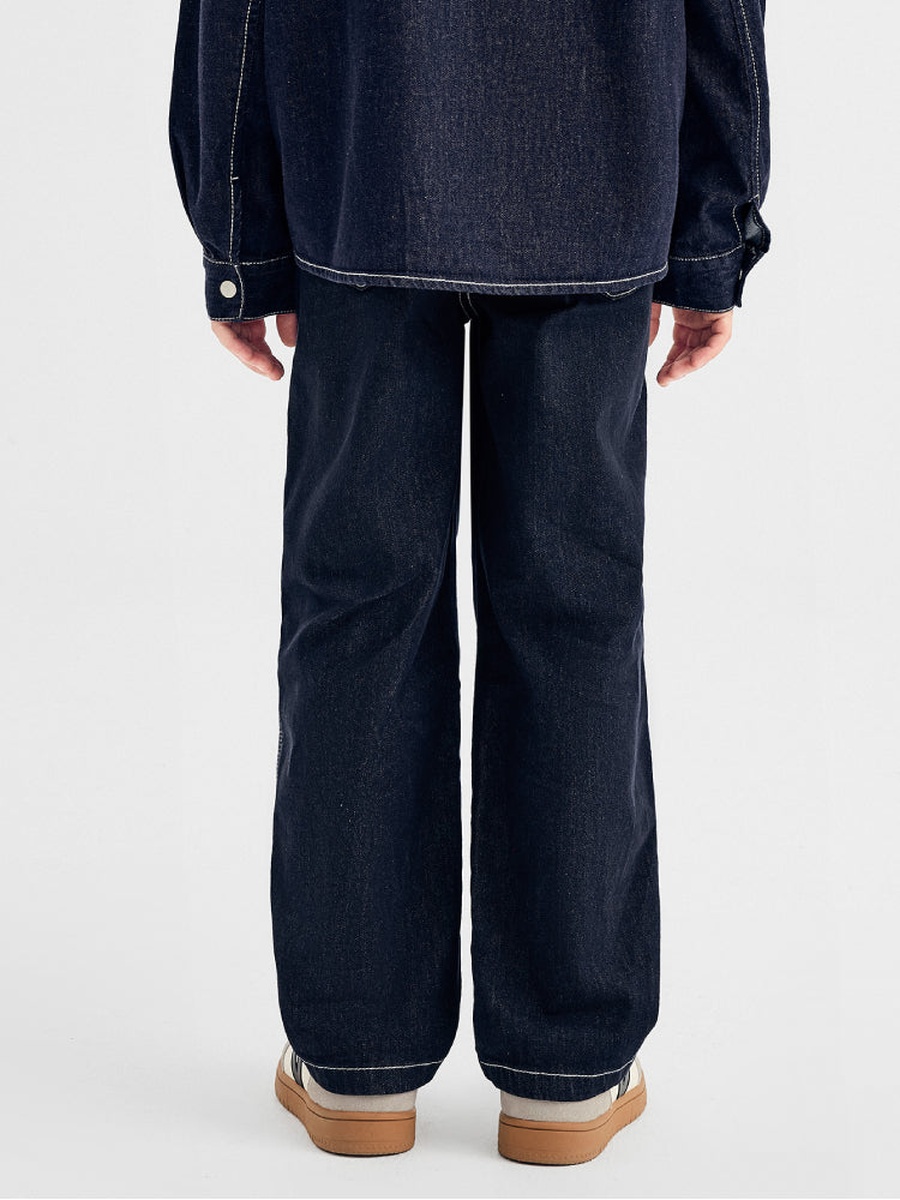 Denim Pants with Belt