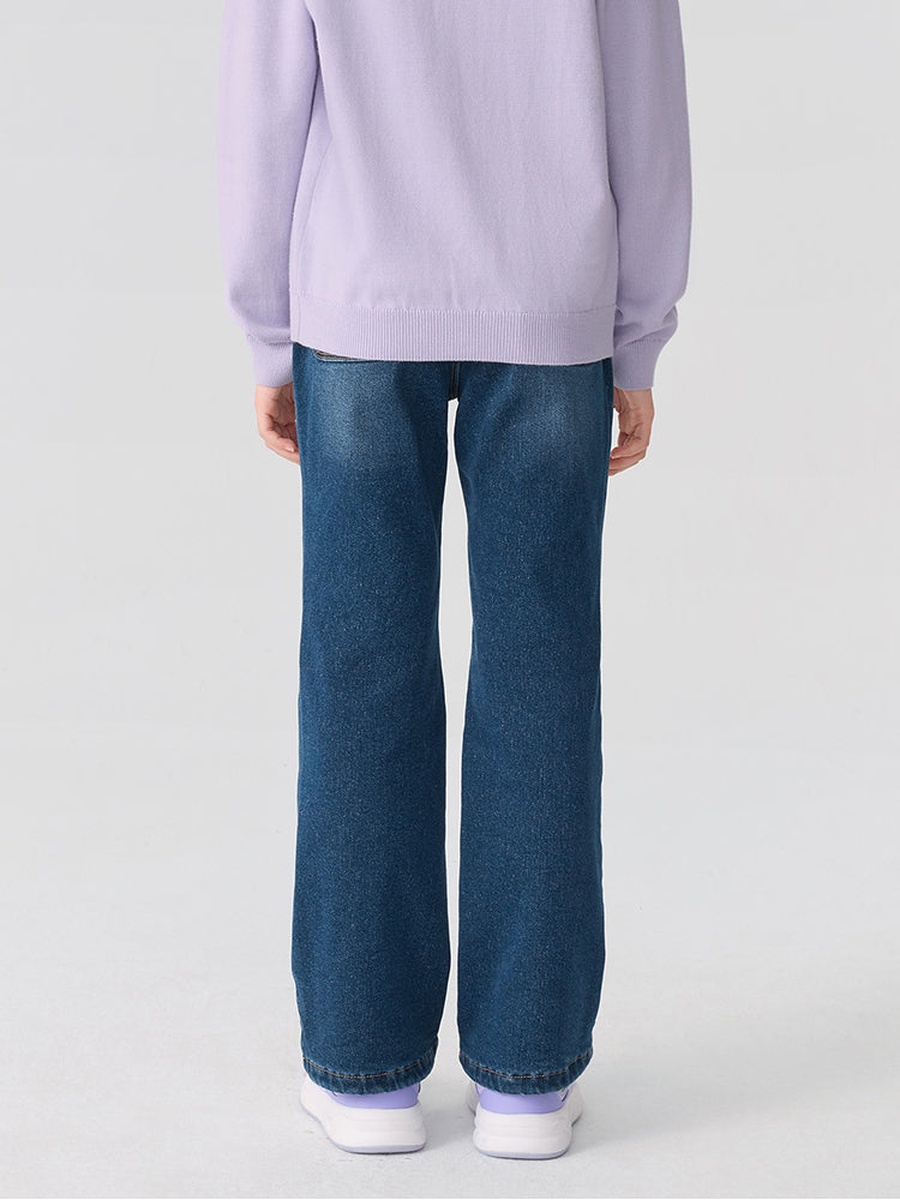 Acid Washed Denim Pants
