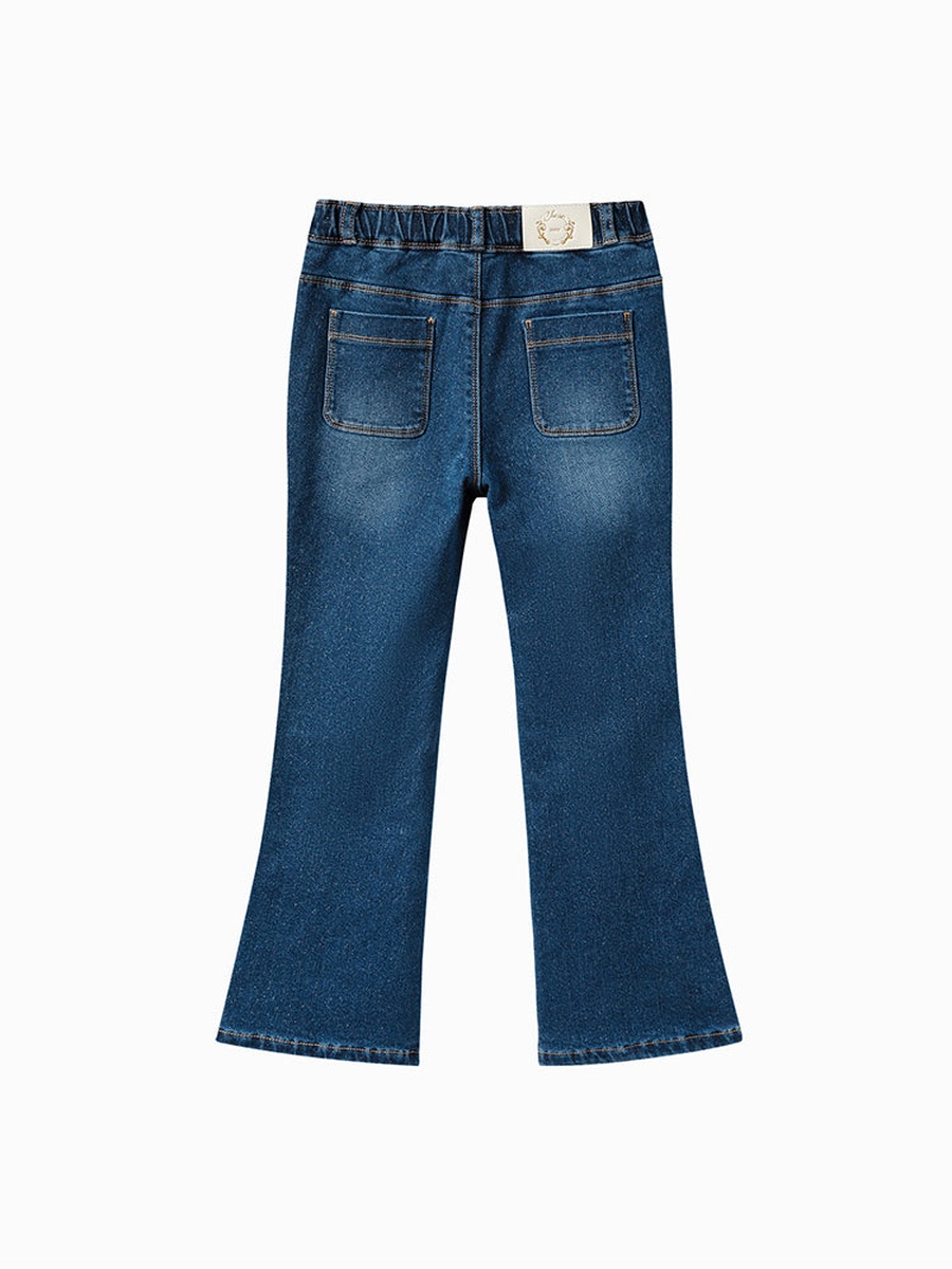 Acid Washed Denim Pants