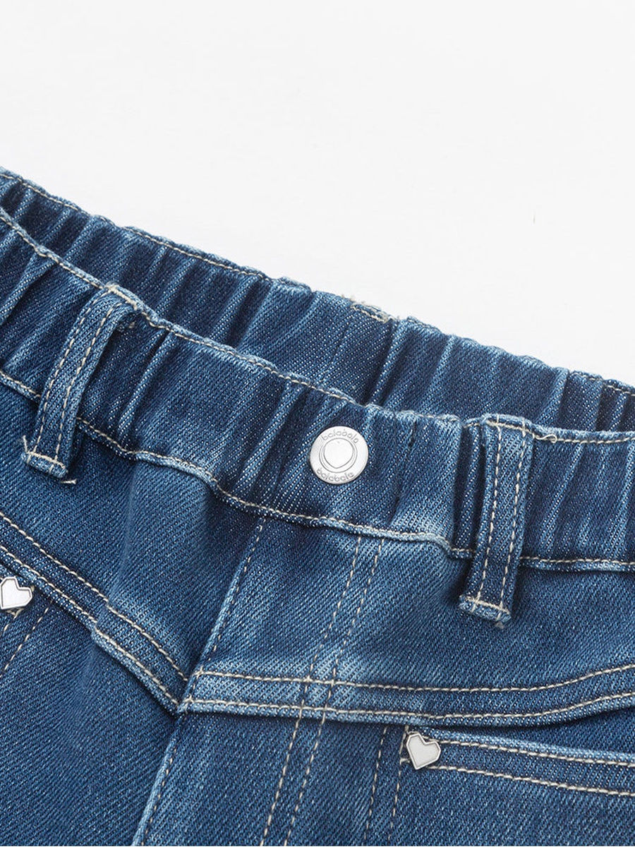 Acid Washed Denim Pants