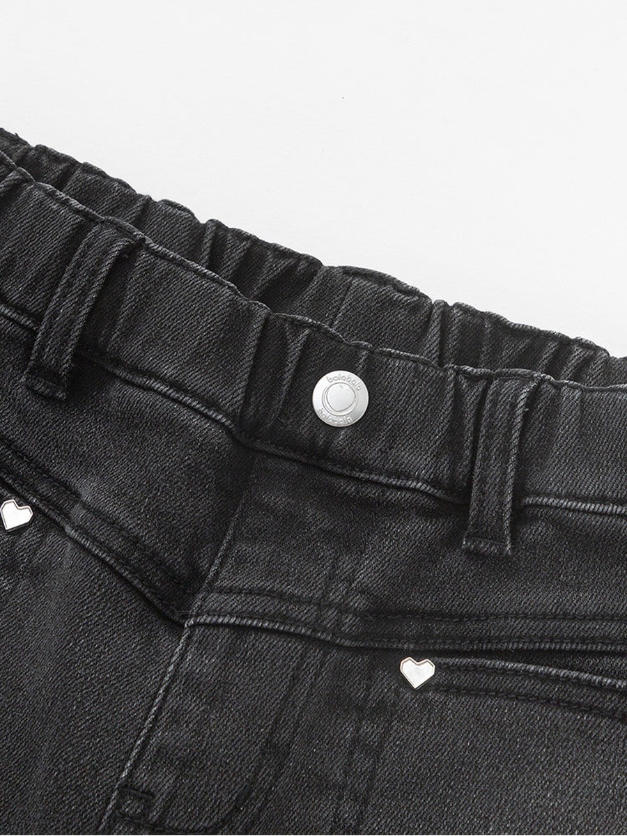 Acid Washed Denim Pants