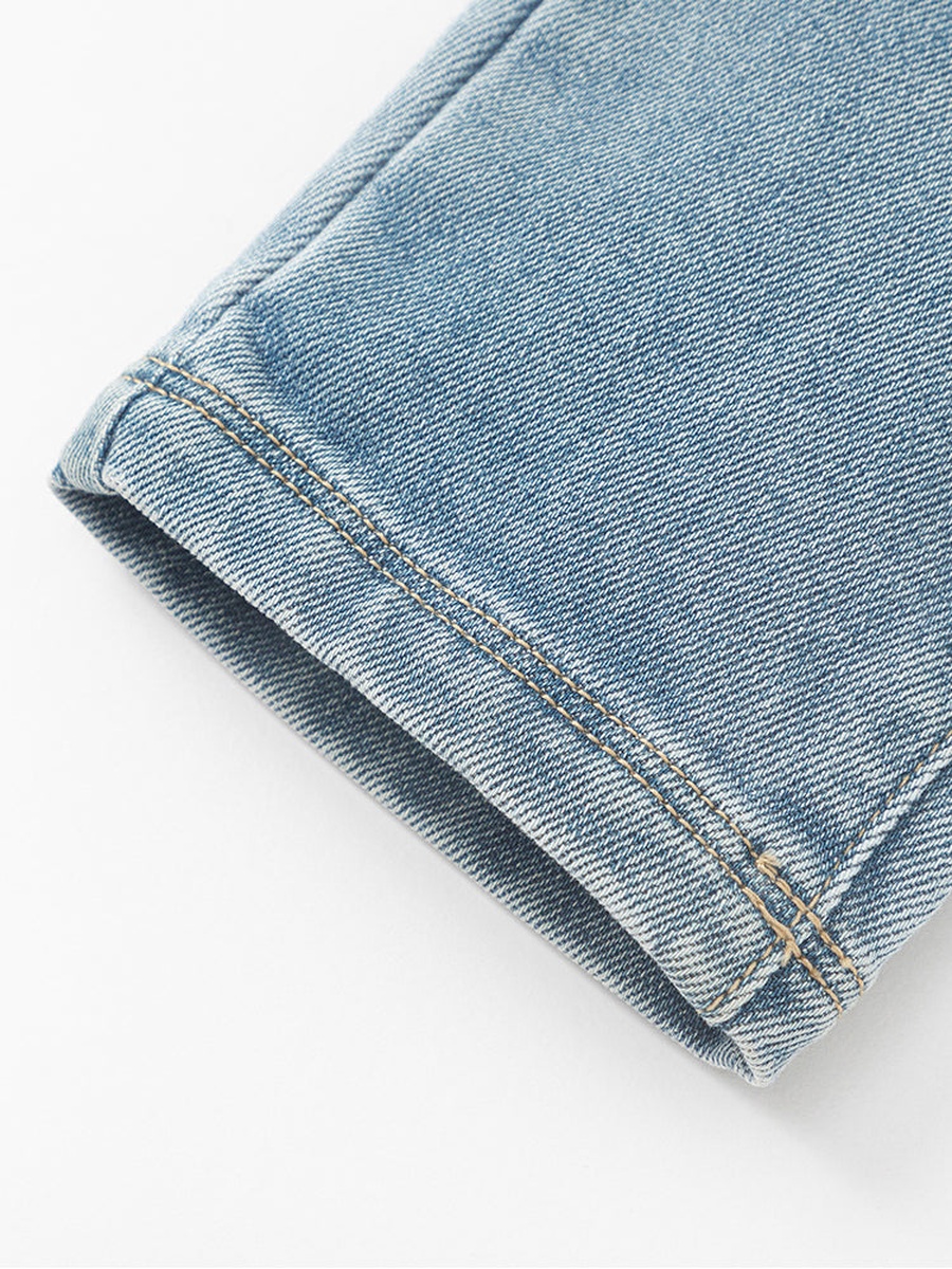 Acid Washed Denim Pants