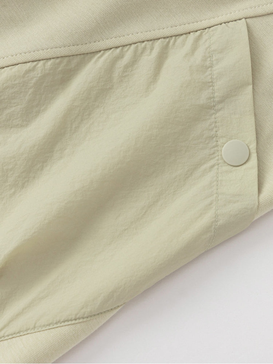 Panelled Jogger Pants with Belt