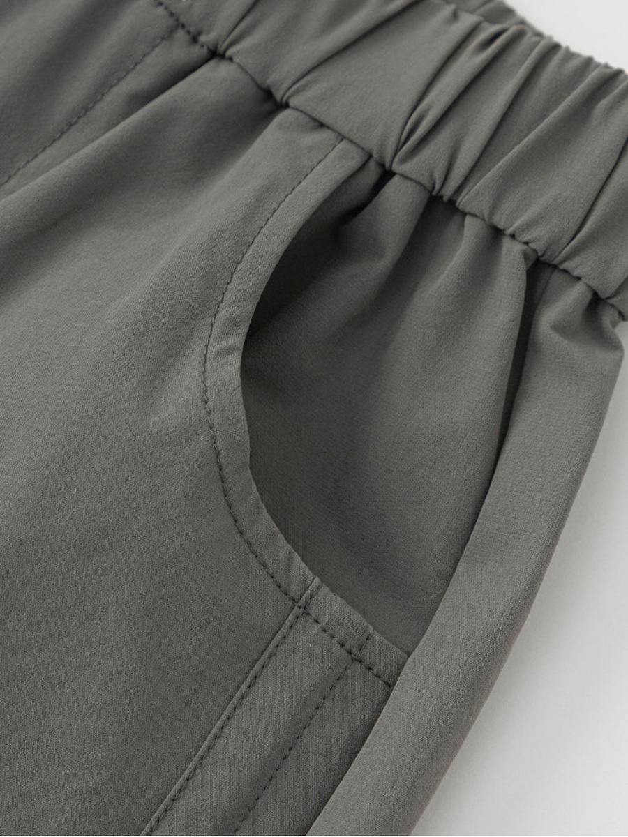 Wide-Leg Cargo Pants with Side Ties