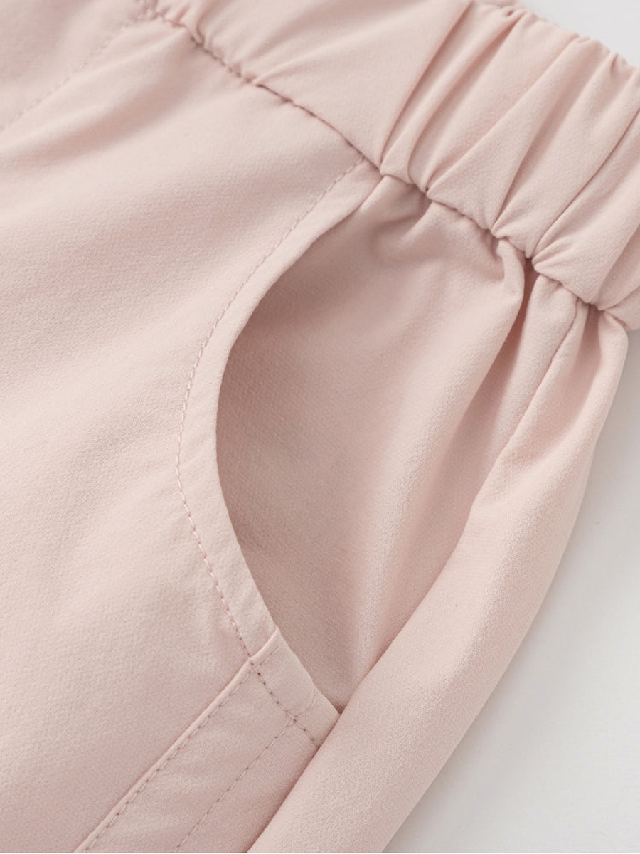Wide-Leg Cargo Pants with Side Ties