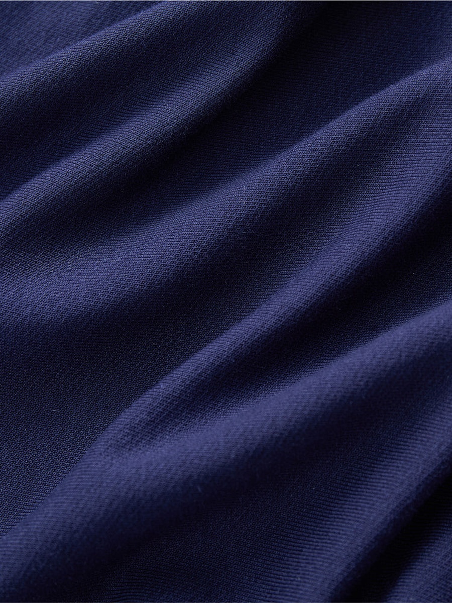 Solid Wide-Cut Sweatpants with Pockets and Elastic Waist
