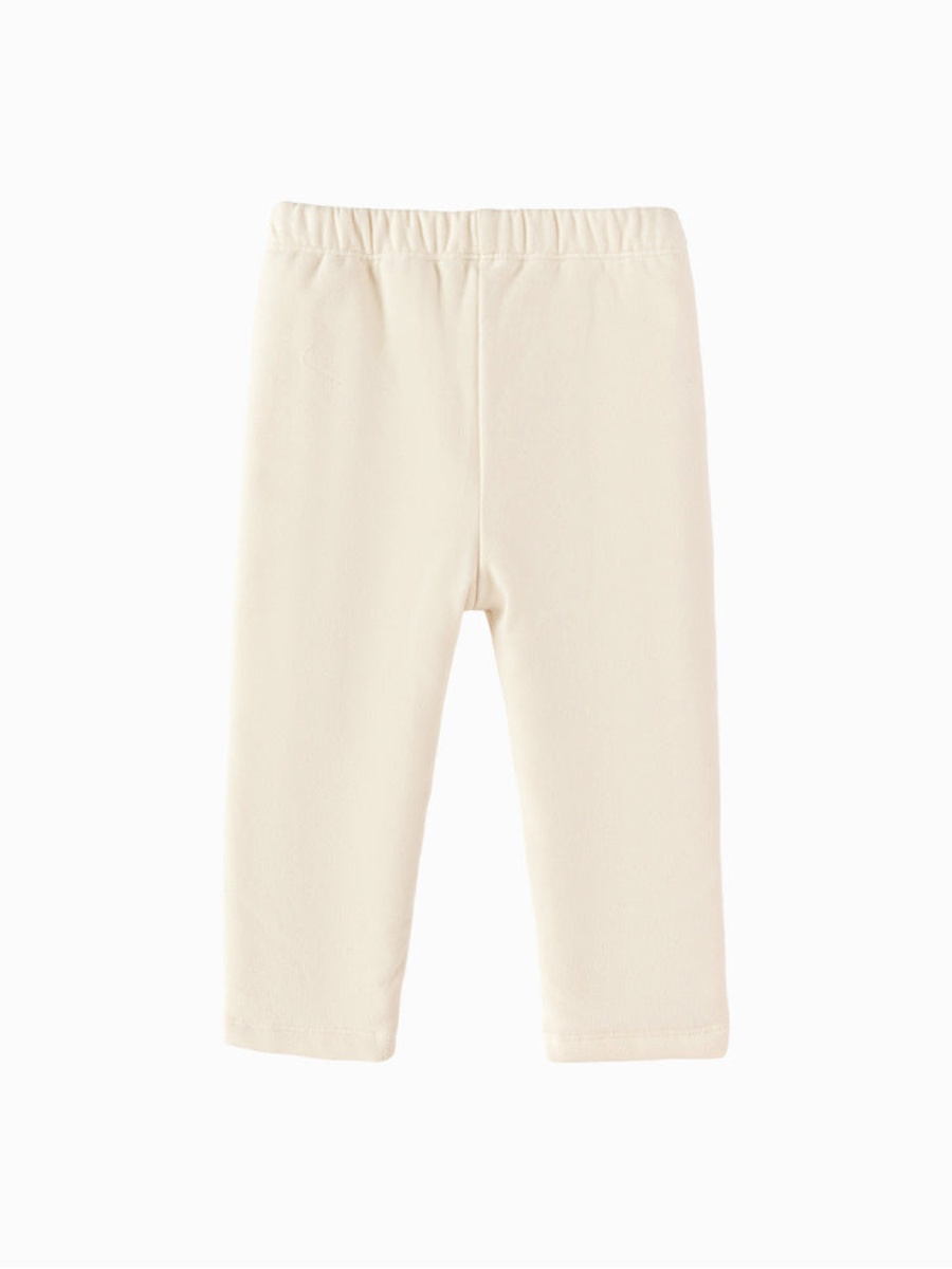 Cotton Leggings with Teddy Detail