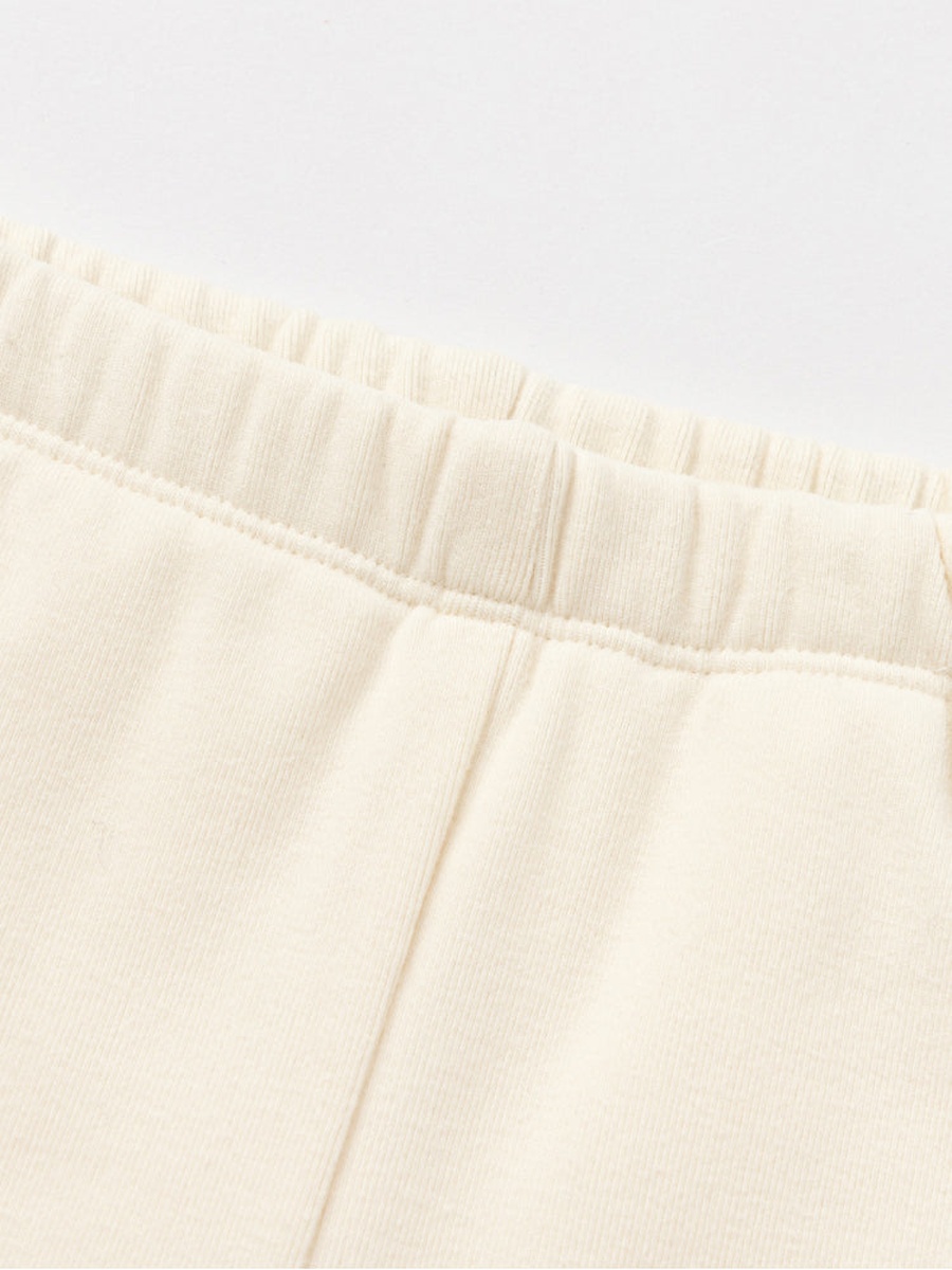 Cotton Leggings with Teddy Detail