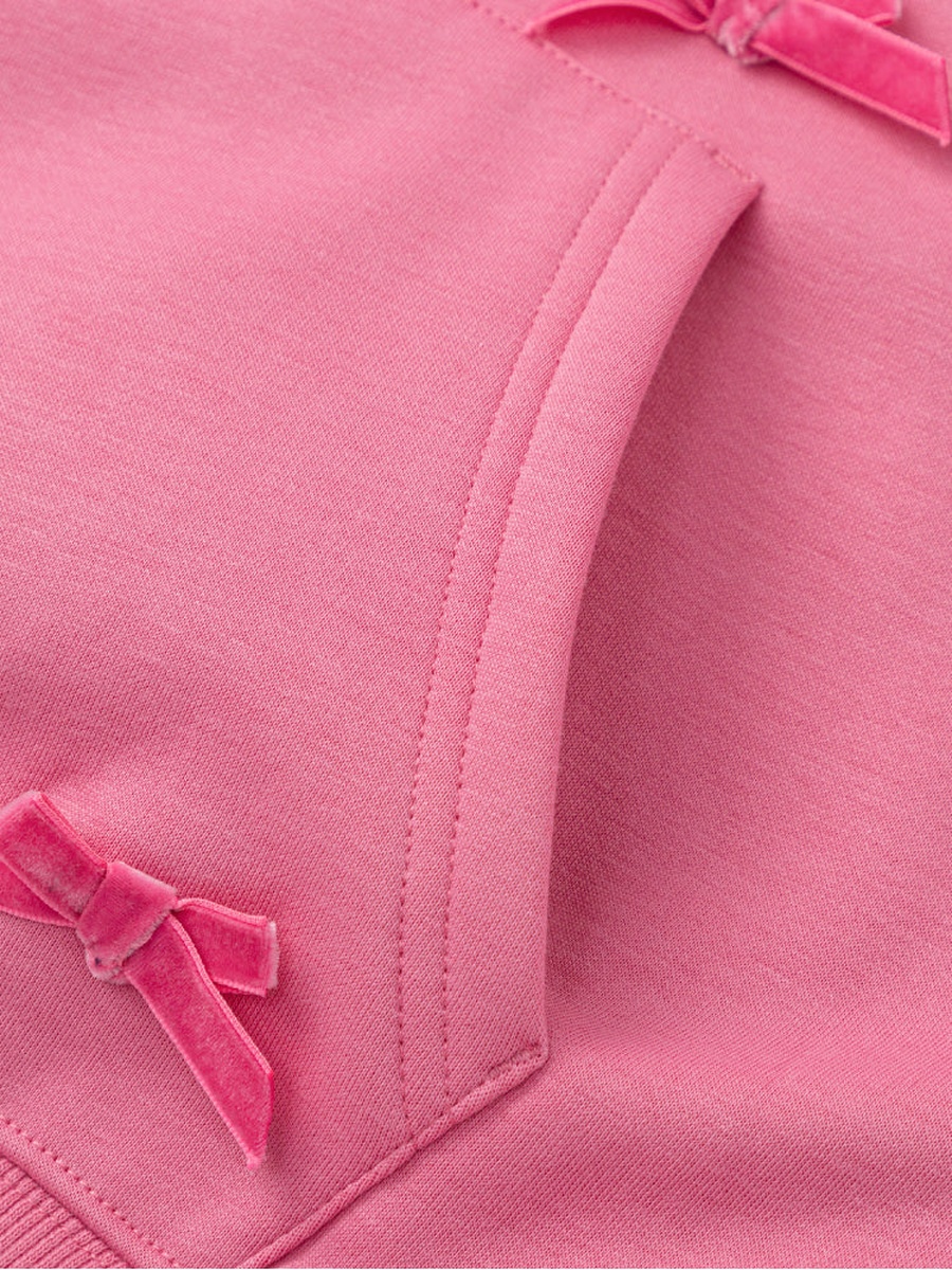 Hoodie with Bow Detail