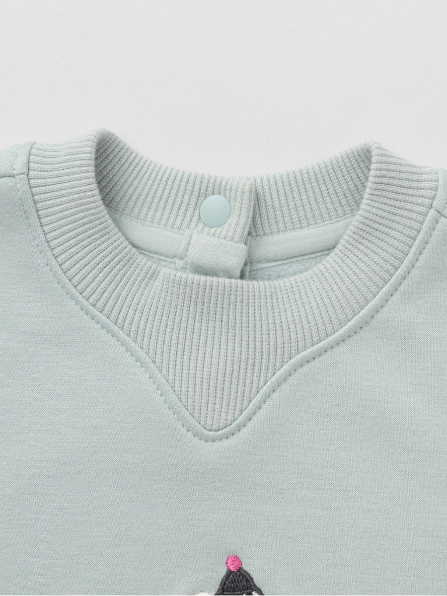 Sweatshirt with Polar Bear Applique