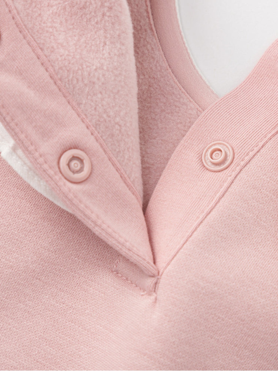 Sweatshirt with Embroidered Collar
