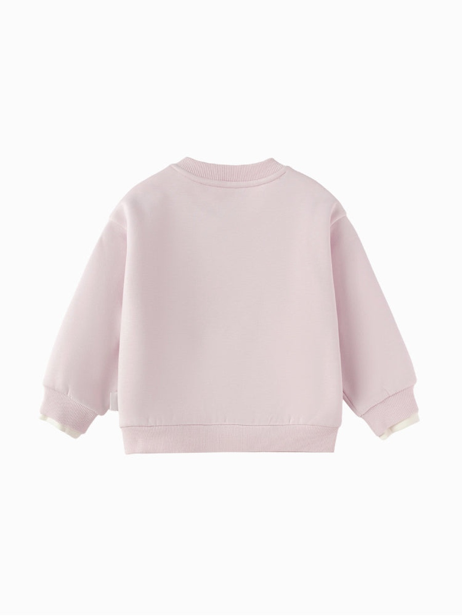 Sweatshirt with Cartoon Front Print
