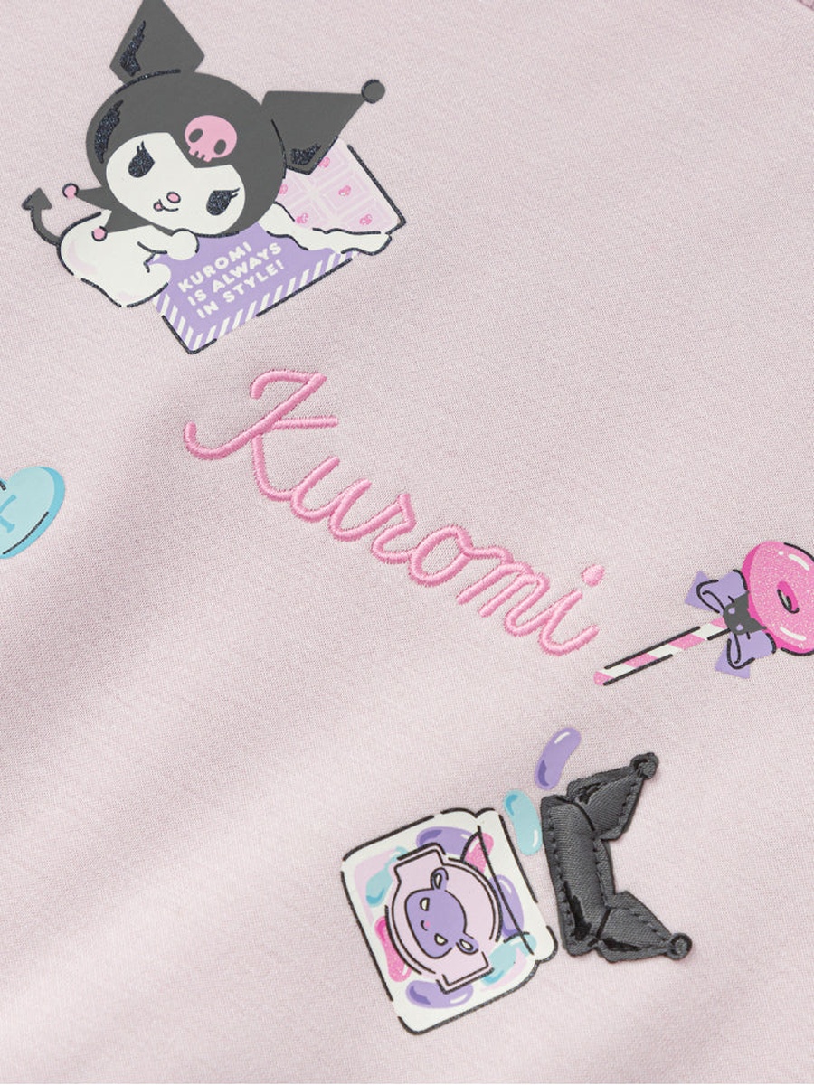 Sweatshirt with Cartoon Front Print