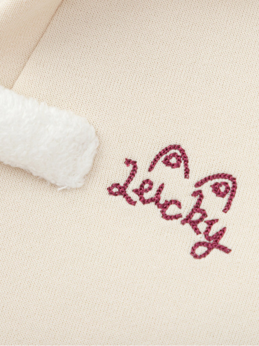 Sweatshirt with Sailor Collar and Paw Accent
