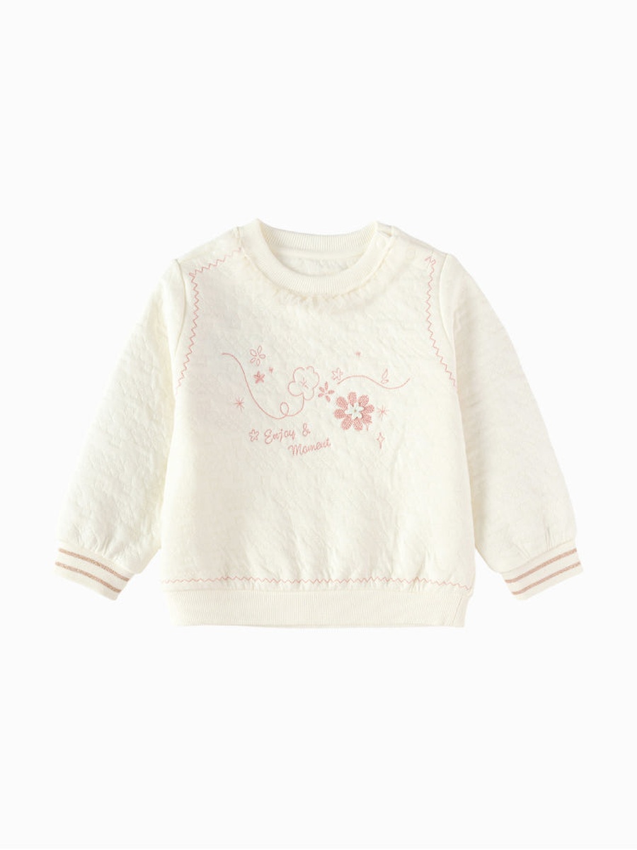 Sweatshirt with Front Embroidery