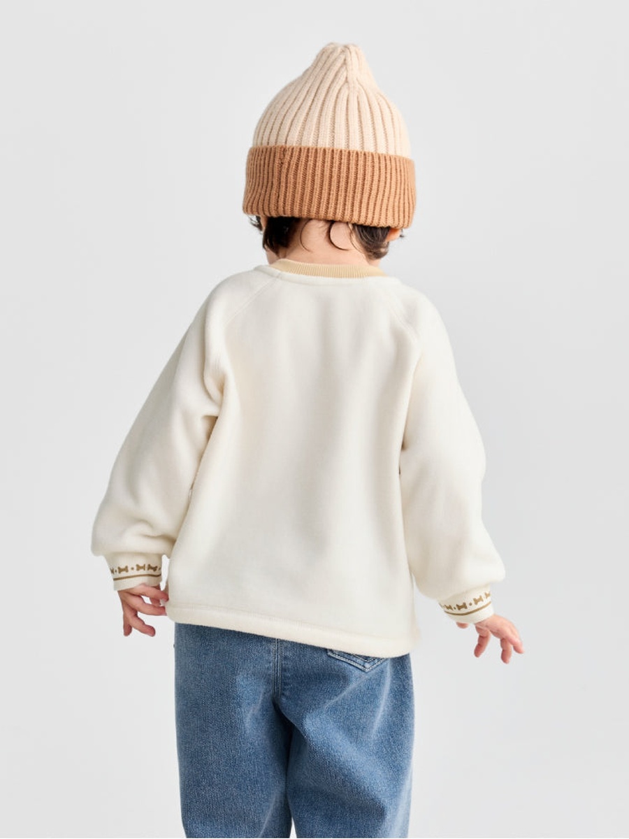 Fleece Sweatshirt with Front Pocket