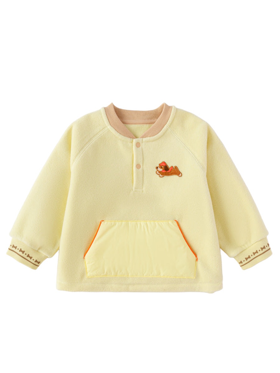 Fleece Sweatshirt with Front Pocket
