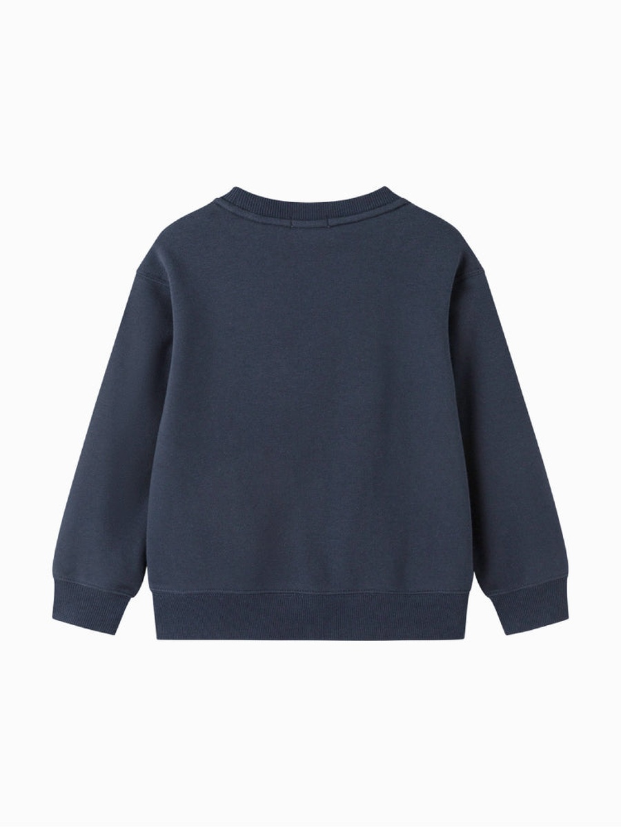Sweatshirt with Embroidered Front Design