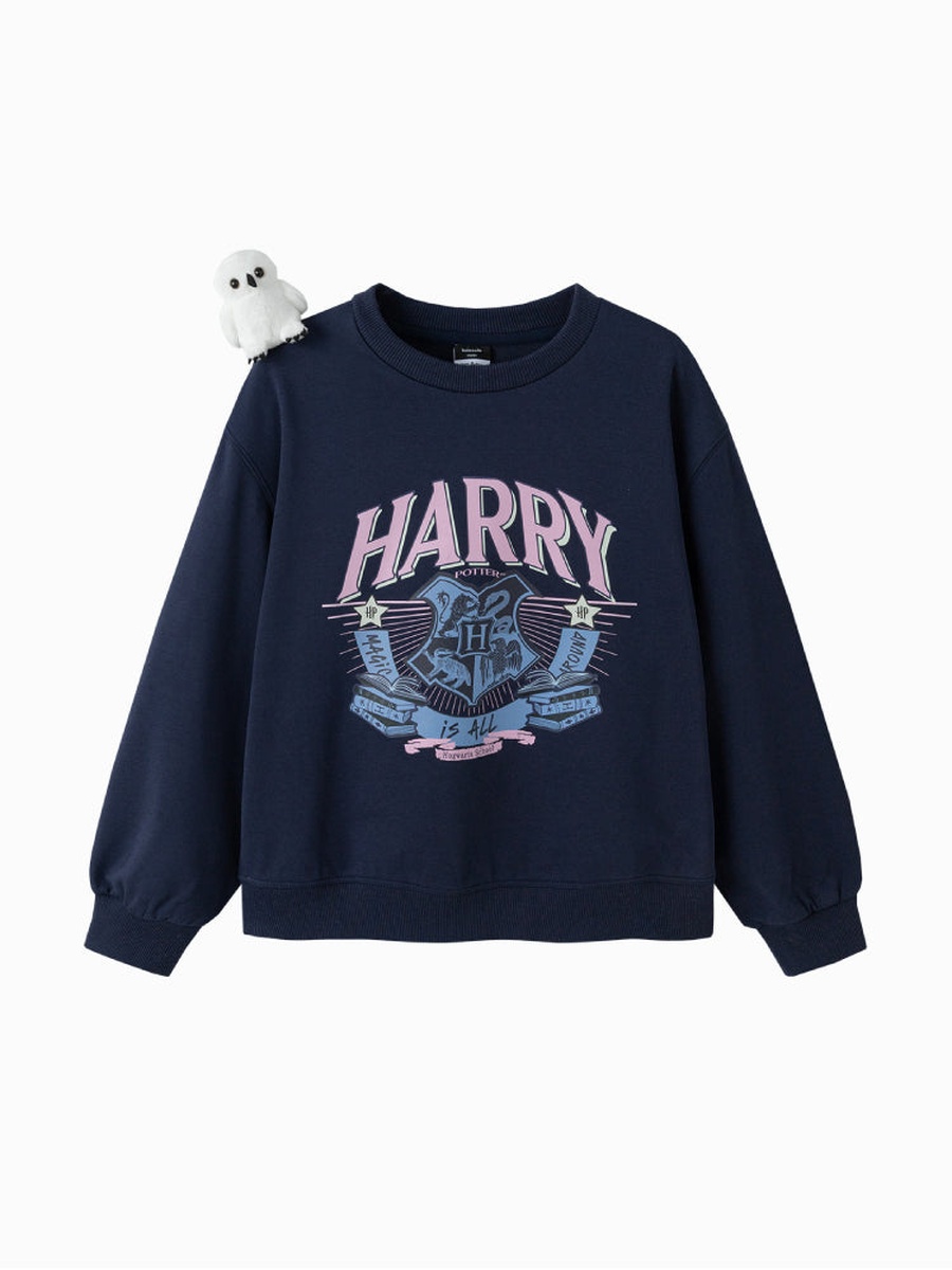 Sweatshirt with Removable Owl Accessory