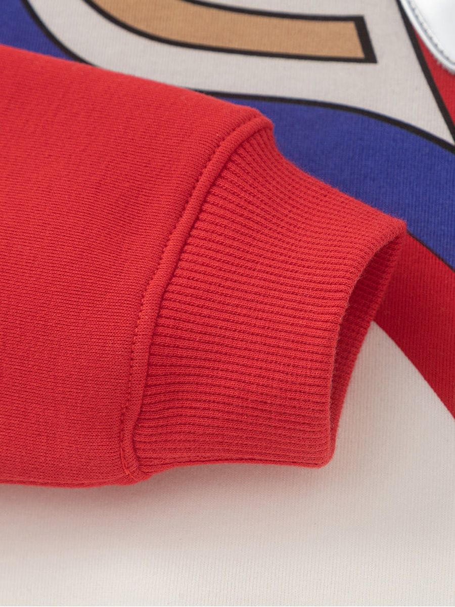 Colored Pattern Hoodie