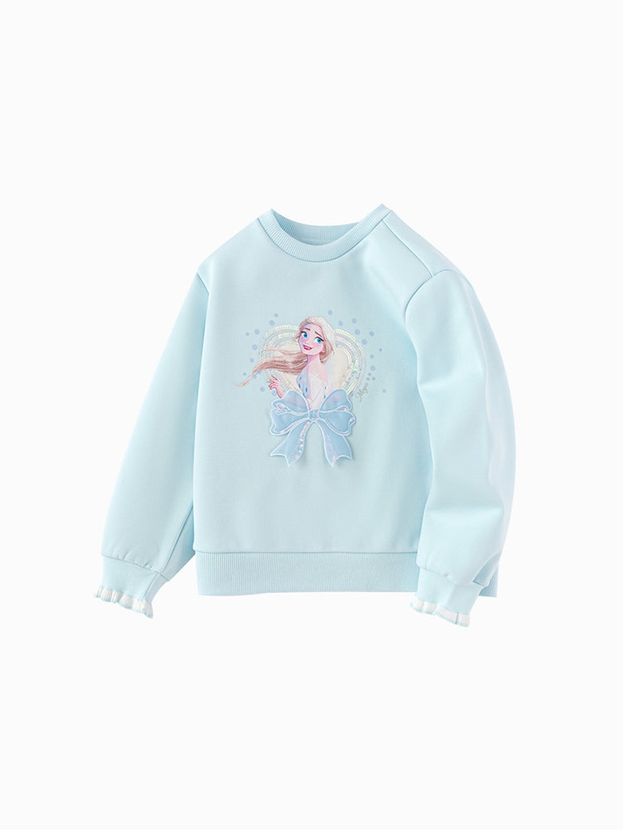Sweatshirt with Sequinned Print