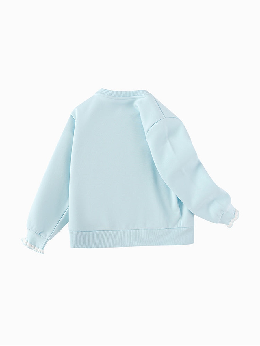 Sweatshirt with Sequinned Print