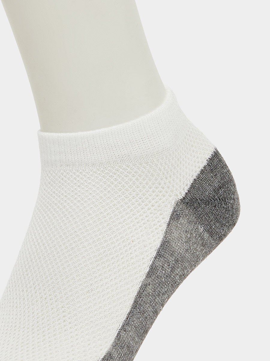 Pack of 5 - Kids Grey Ankle Socks