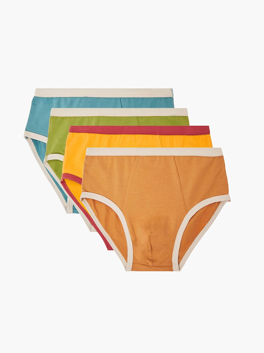Pack of 4 - Boys Printed Cotton Briefs